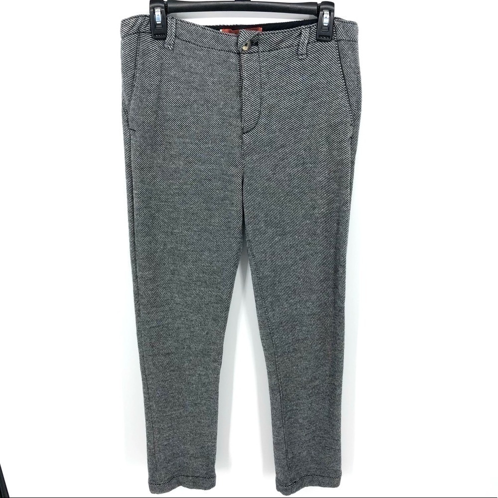 Anthropologie Cartonnier Pants Womens 28 Wool Tweed High Rise Academia Preppy
